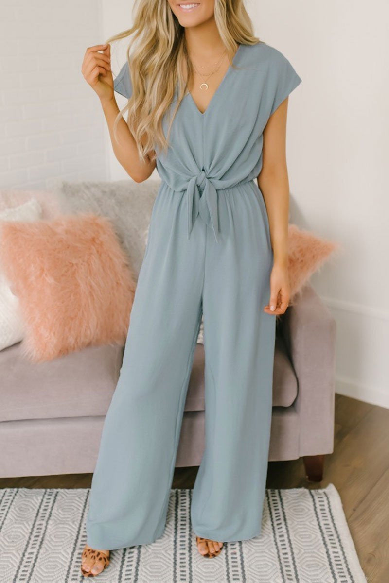 Button female jumpsuit