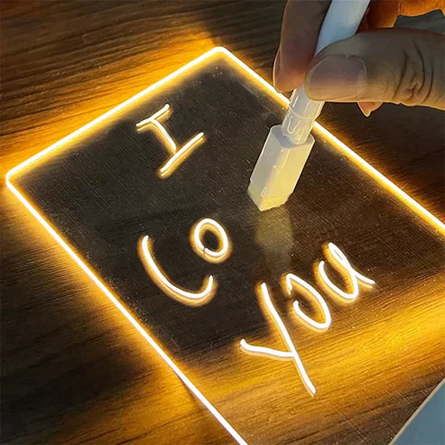 GlowWrite LED Message Night Light